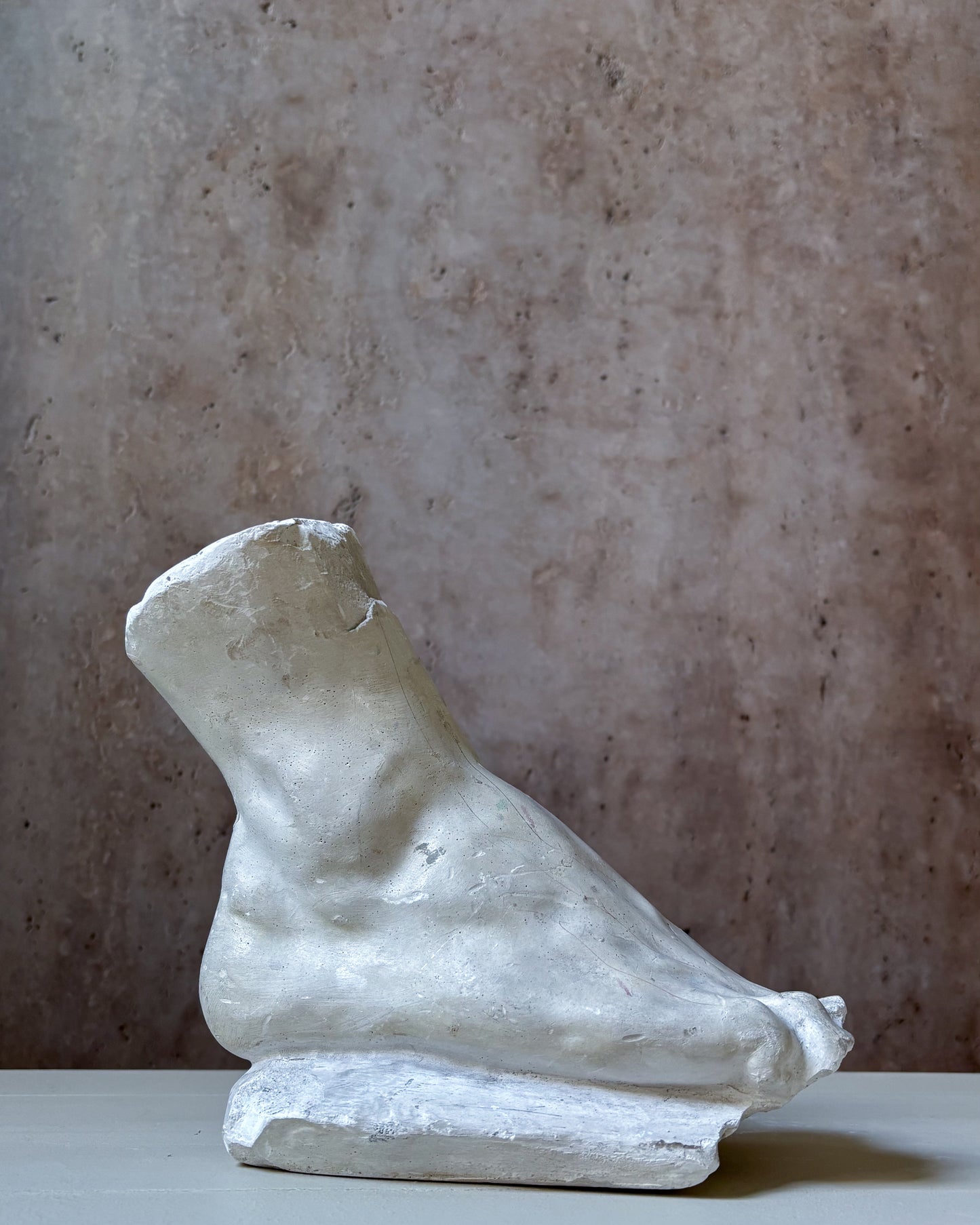 Plaster Foot Fragment