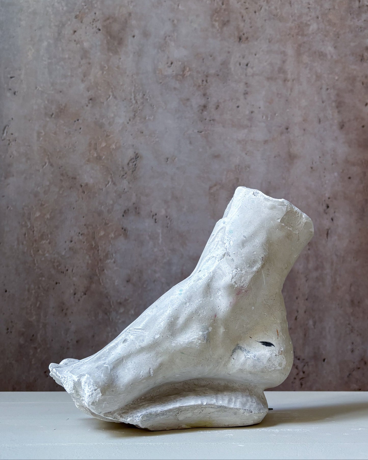 Plaster Foot Fragment